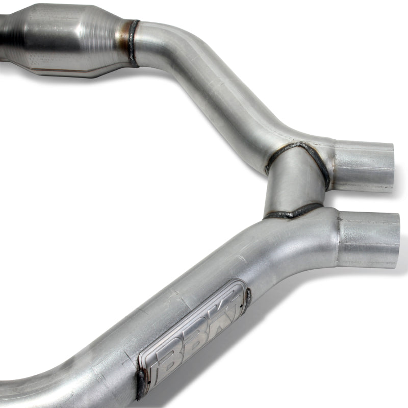 BBK 2015-16 Mustang V6 Short Mid H Pipe avec convertisseurs (à utiliser avec les collecteurs de la série 1642)