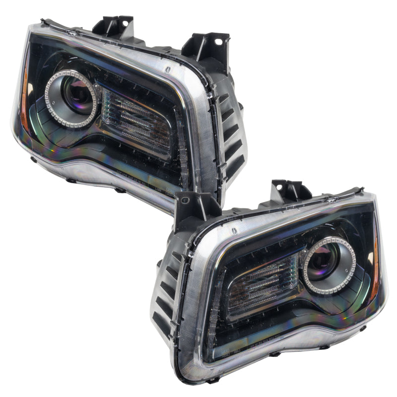 Oracle 11-14 Chrysler 300C SMD HL - Black - NON HID - Blue