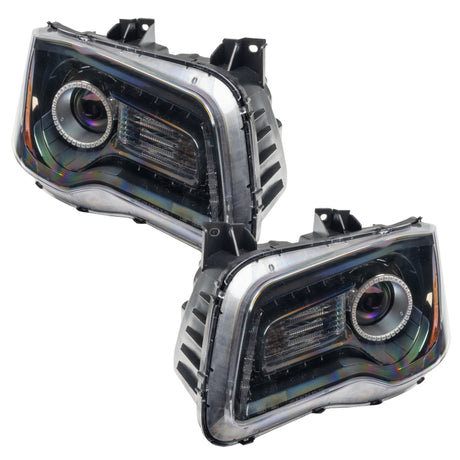 Oracle 11-14 Chrysler 300C SMD HL - Noir - NON HID - ColorSHIFT avec contrôleur 2.0 VOIR LA GARANTIE