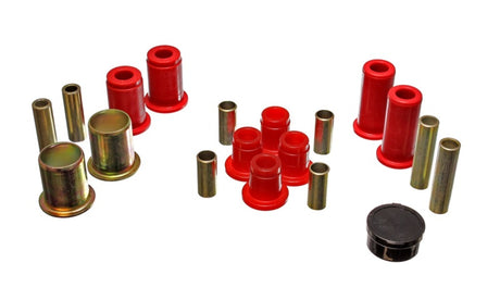 Ensemble de bagues de bras de suspension avant rouges pour Dodge Dakota 2WD 87-96 Energy Suspension