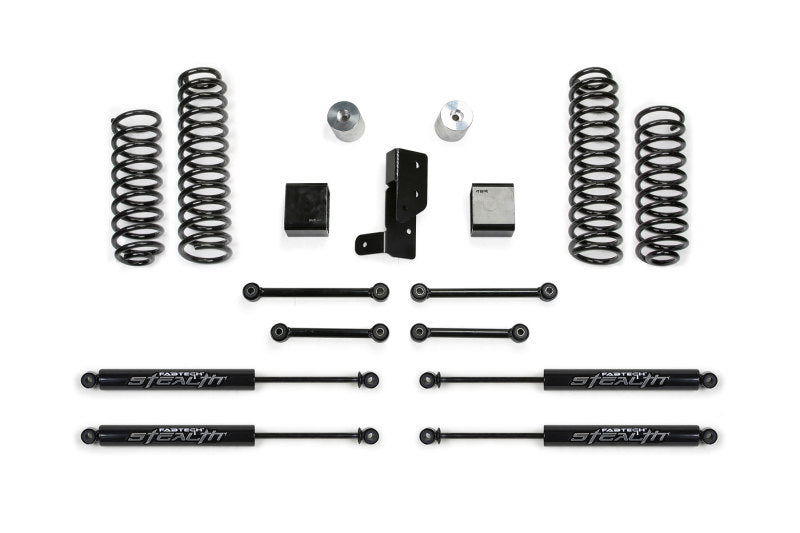 Jeep JL 4 portes 4WD 3 pouces avec système sport Fabtech 18-21 avec Stealth