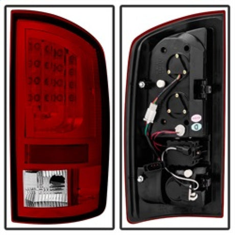 Feux arrière à LED Spyder Dodge Ram 07-08 1500 Version 2 - Rouge transparent ALT-YD-DRAM06V2-LED-RC