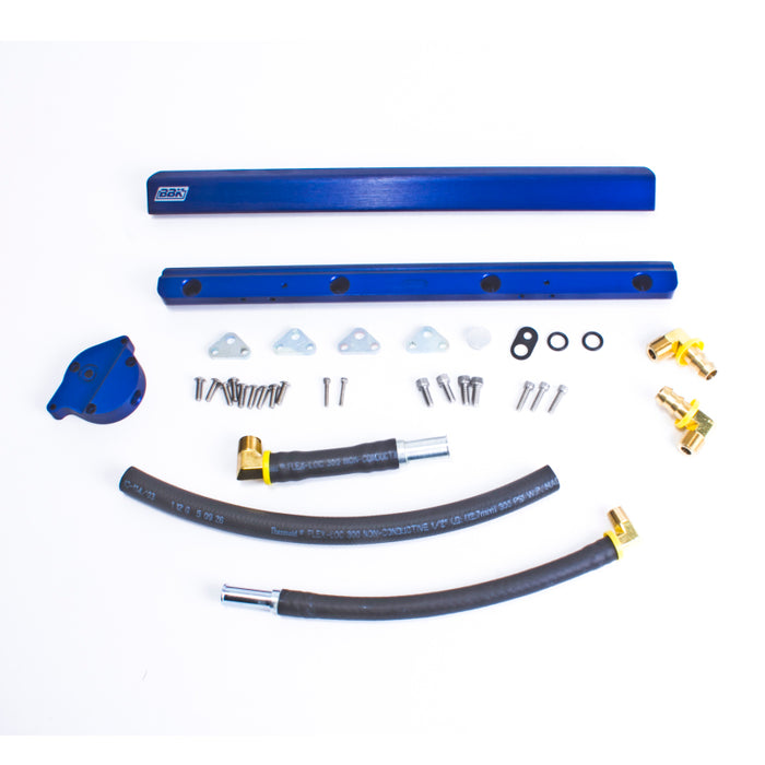 Kit de rampe d'injection en aluminium billette à haut débit BBK 86-93 Mustang 5.0