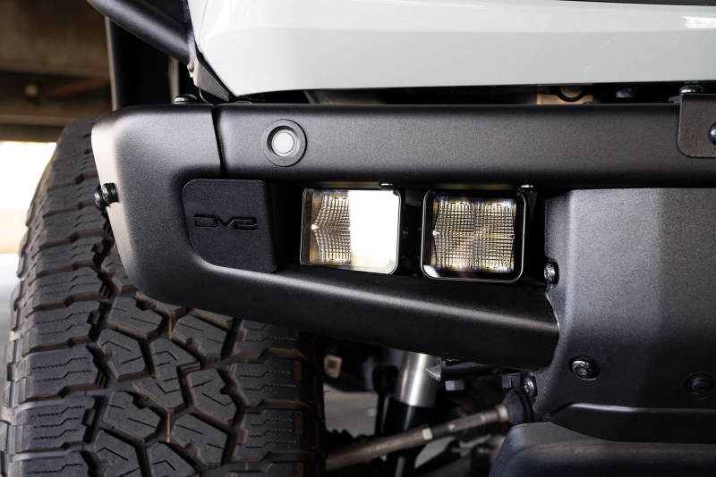 Support de lampe de poche pour pare-chocs d'usine Ford Bronco DV8 Offroad 21-22 (paire) Feux à LED de 3 pouces