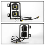Spyder Dodge Ram 2013-2018 1500 Only Full LED Fog Lights W/Bracket and Universal Switch- Clear