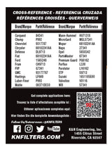 K&N Performance Oil Filter - 14-18 Fiat 500L 1.4L L4 Gas