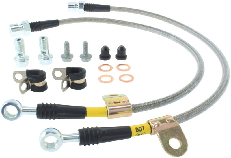 Conduites de frein avant en acier inoxydable StopTech 06-07 Chrysler 300C SRT-8