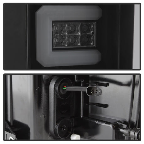 Feux arrière à DEL Spyder Chevy Silverado 16-17 - Fumée noire ALT-YD-CS16-LED-BSM