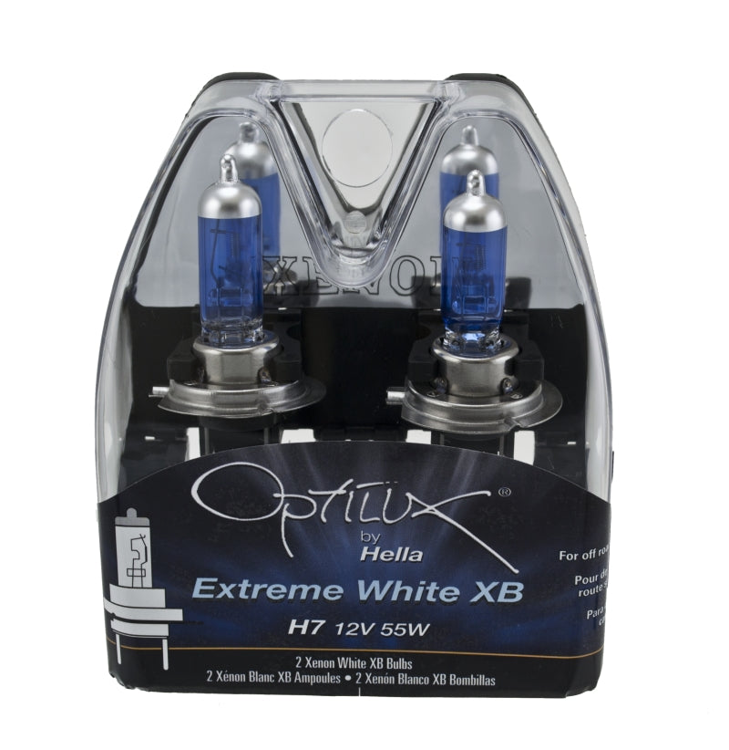 Ampoule Hella Optilux 12V/55W H7 Extreme Blue (paire)