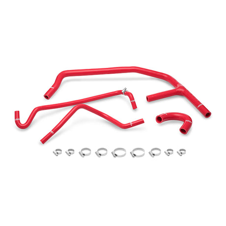 Kit de tuyaux auxiliaires en silicone rouge Mishimoto 15+ Ford Mustang EcoBoost