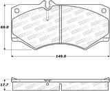 Plaquettes de frein StopTech Street