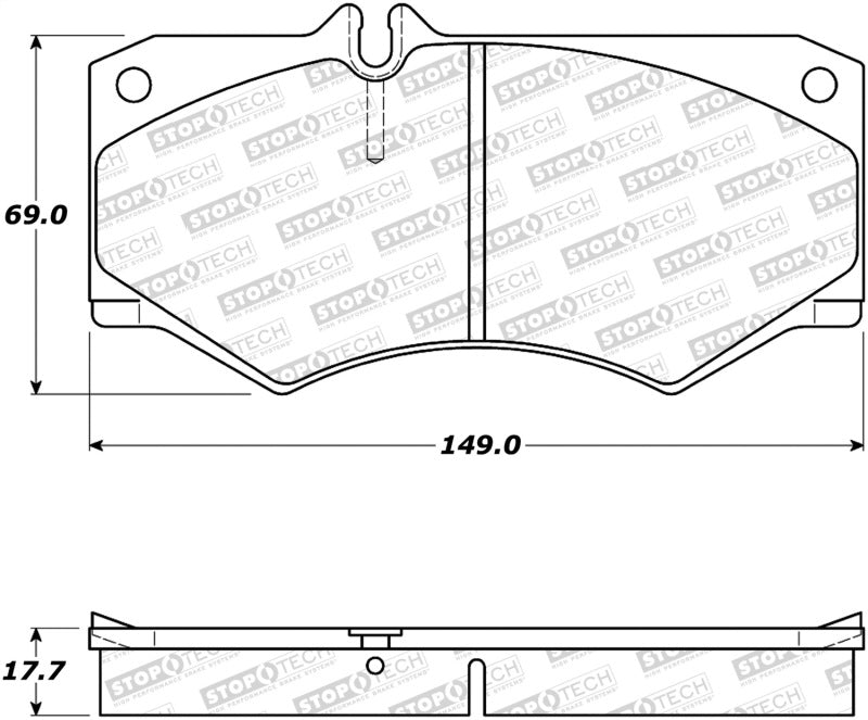 Plaquettes de frein StopTech Street