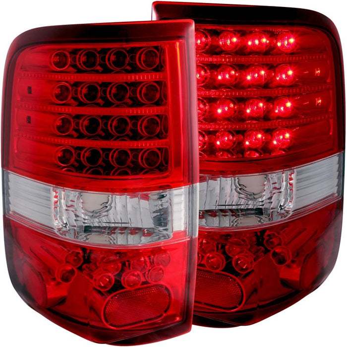 Feux arrière à LED ANZO 2004-2008 Ford F-150 Rouge/Clair