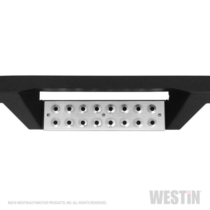 Marchepieds Westin/HDX en acier inoxydable 15-18 Ford F-150 SC/17-18 F-250/F-350 CC Drop Nerf - Noir texturé