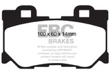 Plaquettes de frein arrière EBC 08-13 Infiniti FX50 5.0 Yellowstuff