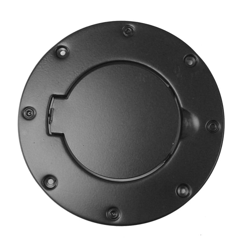 Porte de bouchon de réservoir d'essence non verrouillable noire pour Jeep Wrangler TJ 97-06 Rugged Ridge