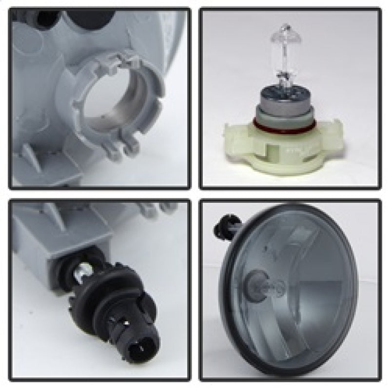 Spyder GMC Acaidia 07-12/Chevy Avalanche 07-13/Camaro 10-13Phares antibrouillard sans interrupteur - Fumé FL-CTAH07-SM