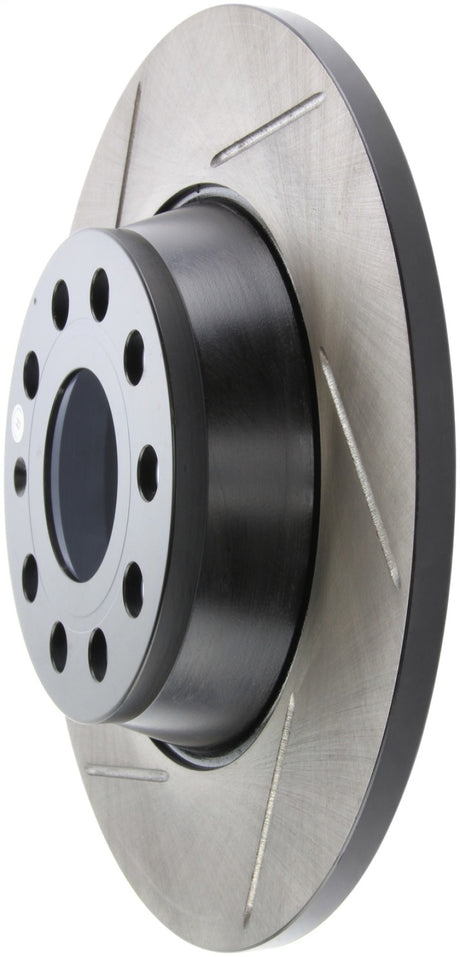 Rotor fendu arrière gauche StopTech Power Slot 06-10 Audi A3 / 09 VW CC (Passat CC) / 06-09 GTI Mk V