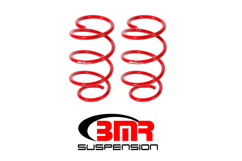 BMR 15-17 S550 Mustang Front Drag Version Lowering Springs - Red BMR Suspension