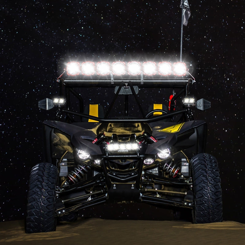 Barre lumineuse suspendue à DEL KC HiLiTES Yamaha YXZ1000R 39 po Pro6 Gravity à 6 lampes et faisceau combiné de 120 W