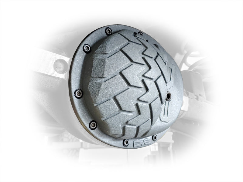 Cache différentiel DV8 Offroad HD Dana 30 en fonte grise avec revêtement en poudre