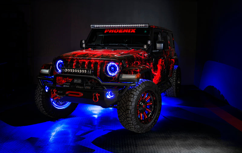 Feux antibrouillard à LED hautes performances Oracle Jeep Wrangler JL/Gladiator JT Sport - Bleu VOIR LA GARANTIE