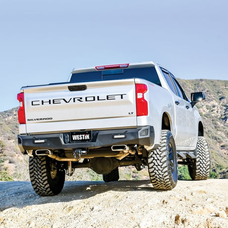 Pare-chocs arrière Westin 19-20 Chevy Silverado 1500 Pro-Series - Noir texturé