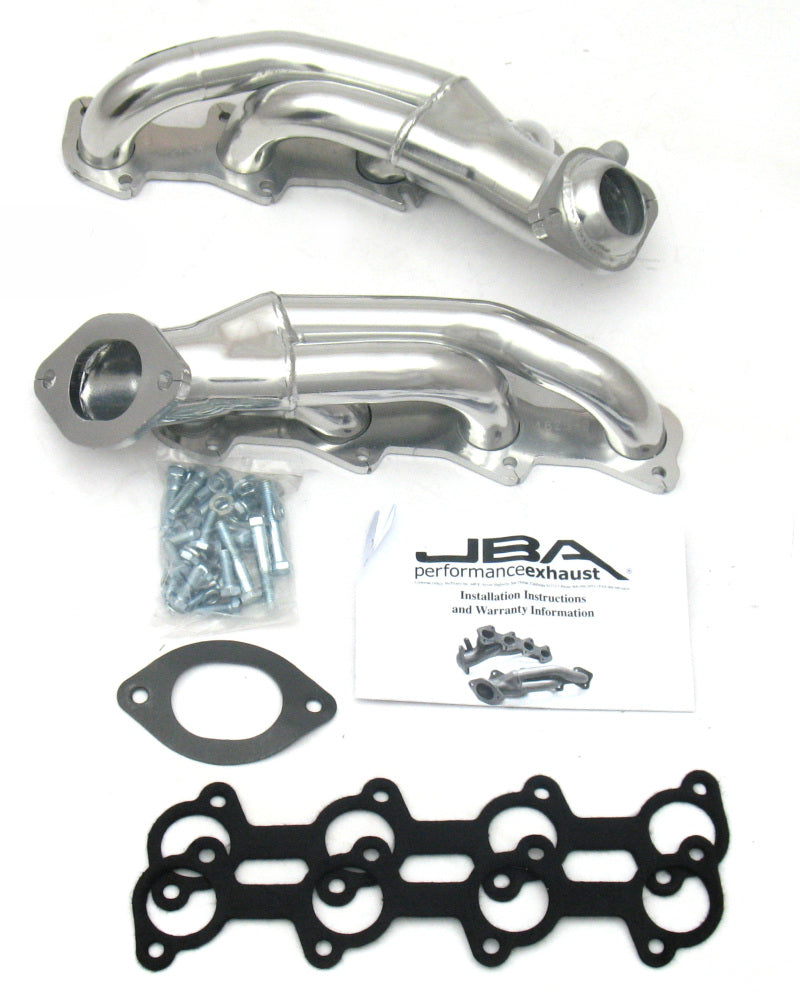 Collecteur d'échappement JBA 99-04 Ford Mustang 4,6 L 2 soupapes 1-5/8 po primaire argent Ctd Cat4Ward