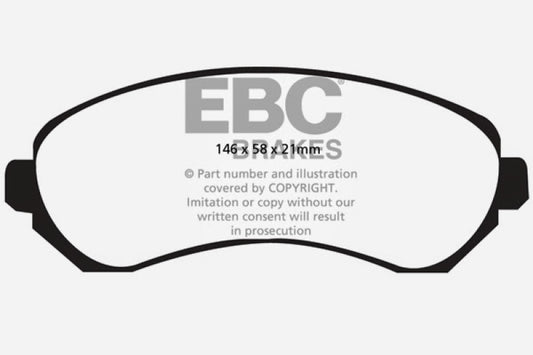 EBC 01-05 Buick Rendezvous 3.4 2WD Ultimax2 Front Brake Pads