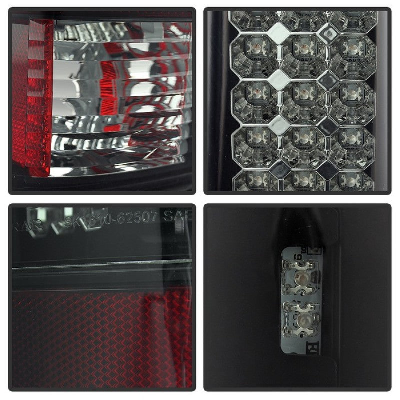 Feux arrière LED Spyder Ford F150 97-03/F250 Super Duty 99-07 Noir Fumé ALT-YD-FF15097-LED-BSM