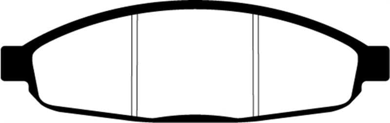 Plaquettes de frein avant EBC 05-07 Chrysler Pacifica 3.5 Greenstuff