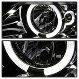 Phares de projecteur Spyder BMW Z3 96-02 LED Halo Chrome High H1 Low H1 PRO-YD-BMWZ396-HL-C