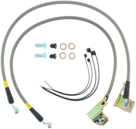 Conduites de frein arrière en acier inoxydable StopTech 01-02 Dodge Viper