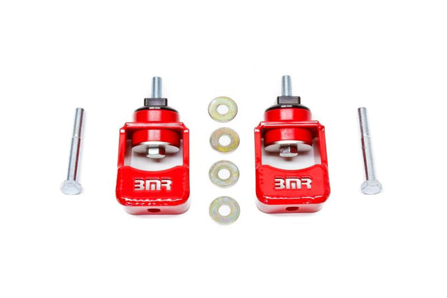BMR 10-15 5th Gen Camaro Motor Mount Kit (Polyurethane) - Red (Spacers Not Included) BMR Suspension