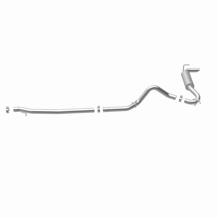 Échappement hautes performances MagnaFlow 12-14 Jeep Wrangler 4 portes avec sortie P/S arrière simple et droite en acier inoxydable C/B