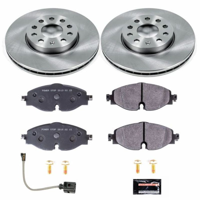 Power Stop 15-18 Audi A3 Front Track Day SPEC Brake Kit