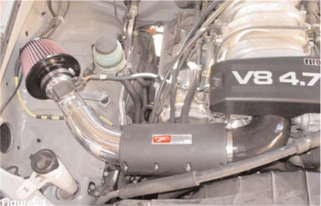 Injen 00-04 Tundra / Sequoia 4,7 L V8 et Power Shield uniquement Système d'admission d'air Power-Flow poli