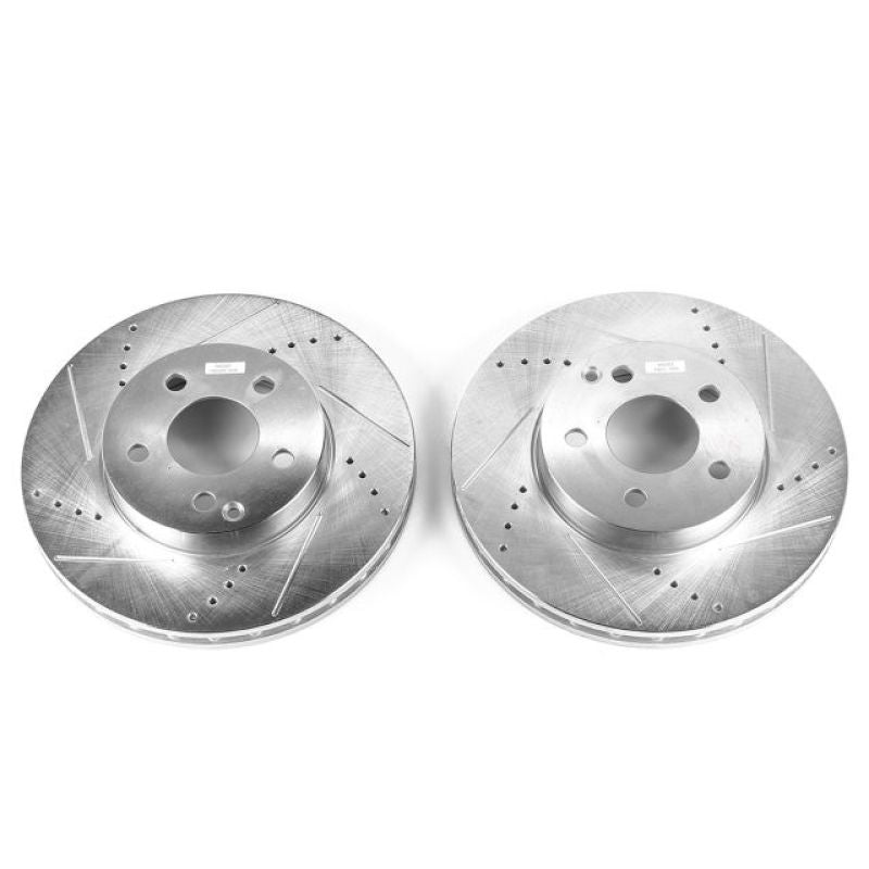 Disques de frein avant Power Stop 03-09 Mercedes-Benz E320 Evolution percés et fendus - Paire