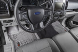 Revêtement de plancher avant Rugged Ridge gris pour Ford F-150 / Raptor / Extended / Super Crew Cab 2015-2020