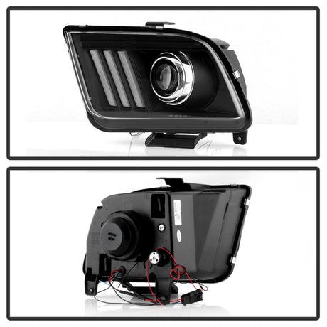 Phares à DEL haute puissance Spyder Ford Mustang 05-08 V2 - Noir PRO-YD-FM05AP-BK