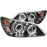 Phares de projecteur ANZO 2001-2005 Lexus Is300 avec halo noir