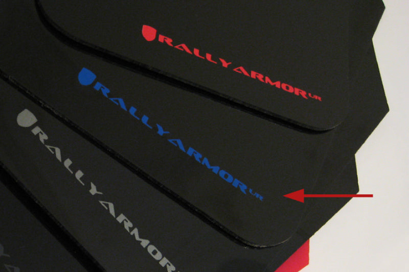 Rally Armor 02-07 Subaru WRX/STI/RS/2.5i (Wagons Req. Mod.) Black UR Mud Flap w/ Blue Logo