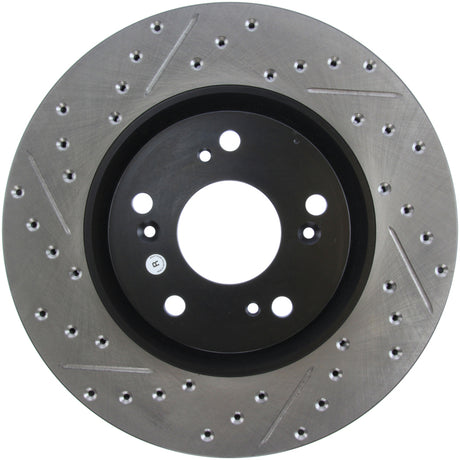 Rotor avant droit rainuré et percé StopTech 02-06 Acura RSX Type S / 06-09 Honda Civic Si