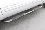 Barres de protection ovales courbées SS de 4 po pour cabine allongée Lund 99-13 Chevy Silverado 1500 (montage sur carrosserie) - Polies