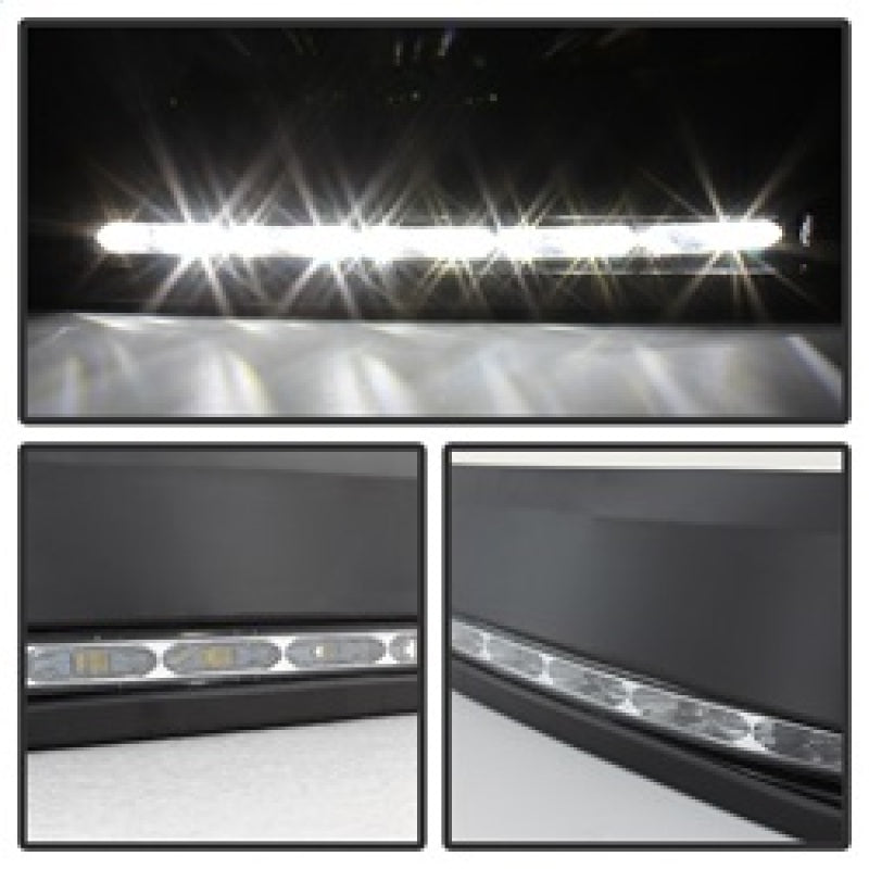 Feux de jour à LED Spyder Toyota Tundra 07-13 (look modèle XSP-X) sans interrupteur noir FL-DRL-TTU07-BK