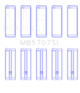 King Engine Bearings Hyundai G4KE / G4KC (Size +25) Main Bearings (Set of 5)