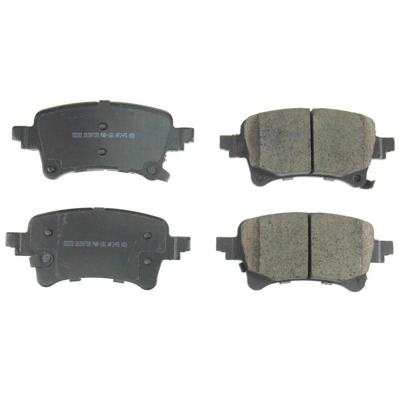 Power Stop 2020 Jeep Gladiator Rear Z16 Evolution Ceramic Brake Pads