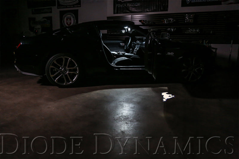 Kit d'éclairage intérieur à LED Diode Dynamics 18-19 Mustang Stage 1 Mustang - Rouge