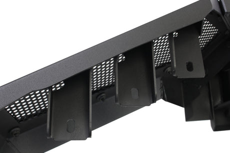 Pare-chocs avant Go Rhino 19-24 Ram 1500 (sauf Rebel/Warlock/TRX) Element avec support de barre lumineuse fixe - Tex. Blk