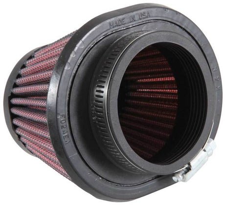 Filtre en caoutchouc universel K&amp;N Filter Bride de 2 7/16 pouces Base de 4,5 x 3,75 pouces Base de 3,5 x 2,5 pouces Supérieur de 2,75 pouces